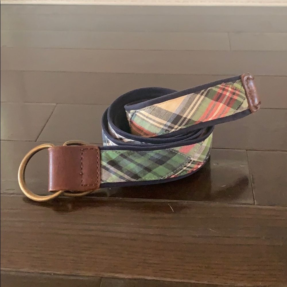 J. Crew Plaid Belt